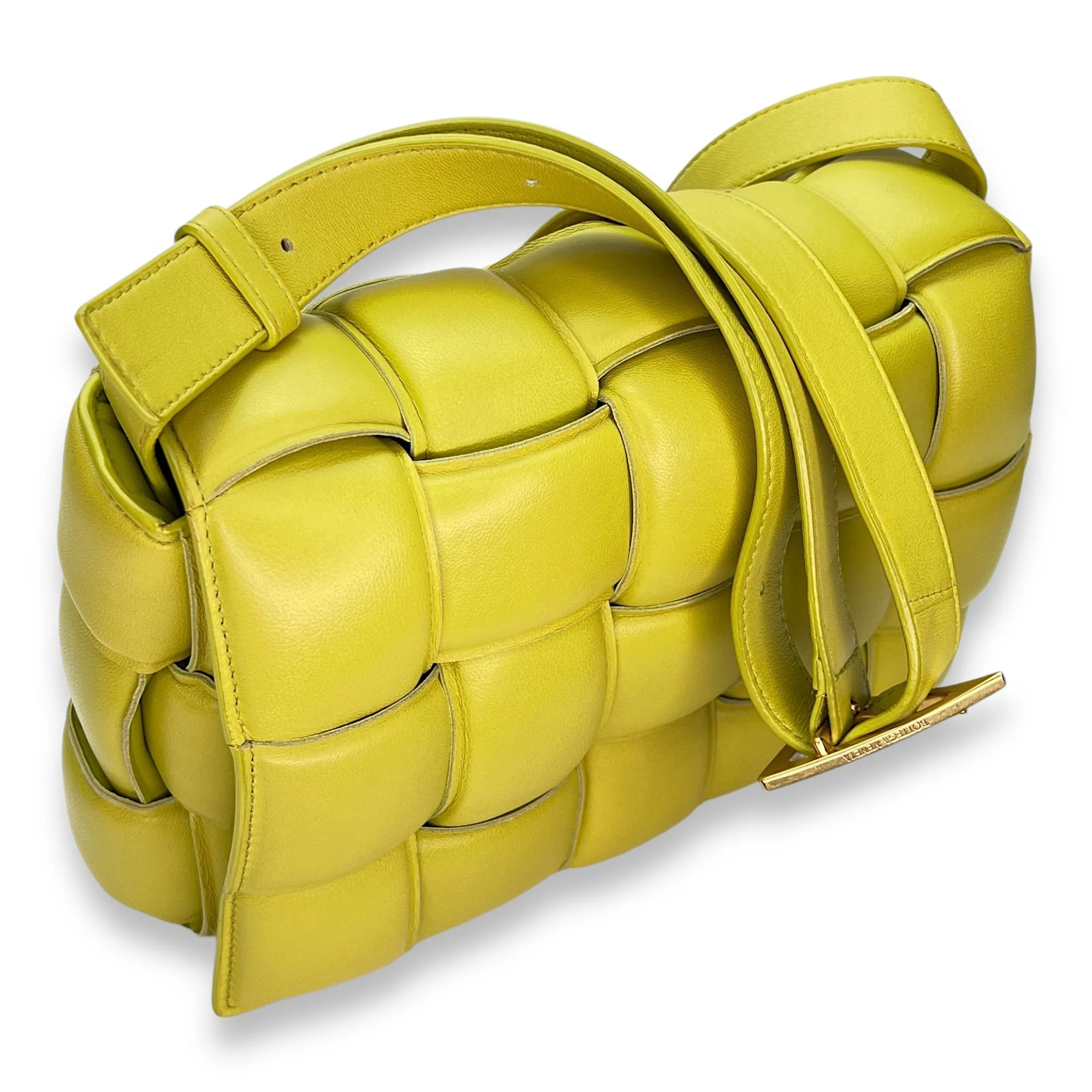 Cassette Padded Classic Crossbody bag in Lambskin, Gold Hardware