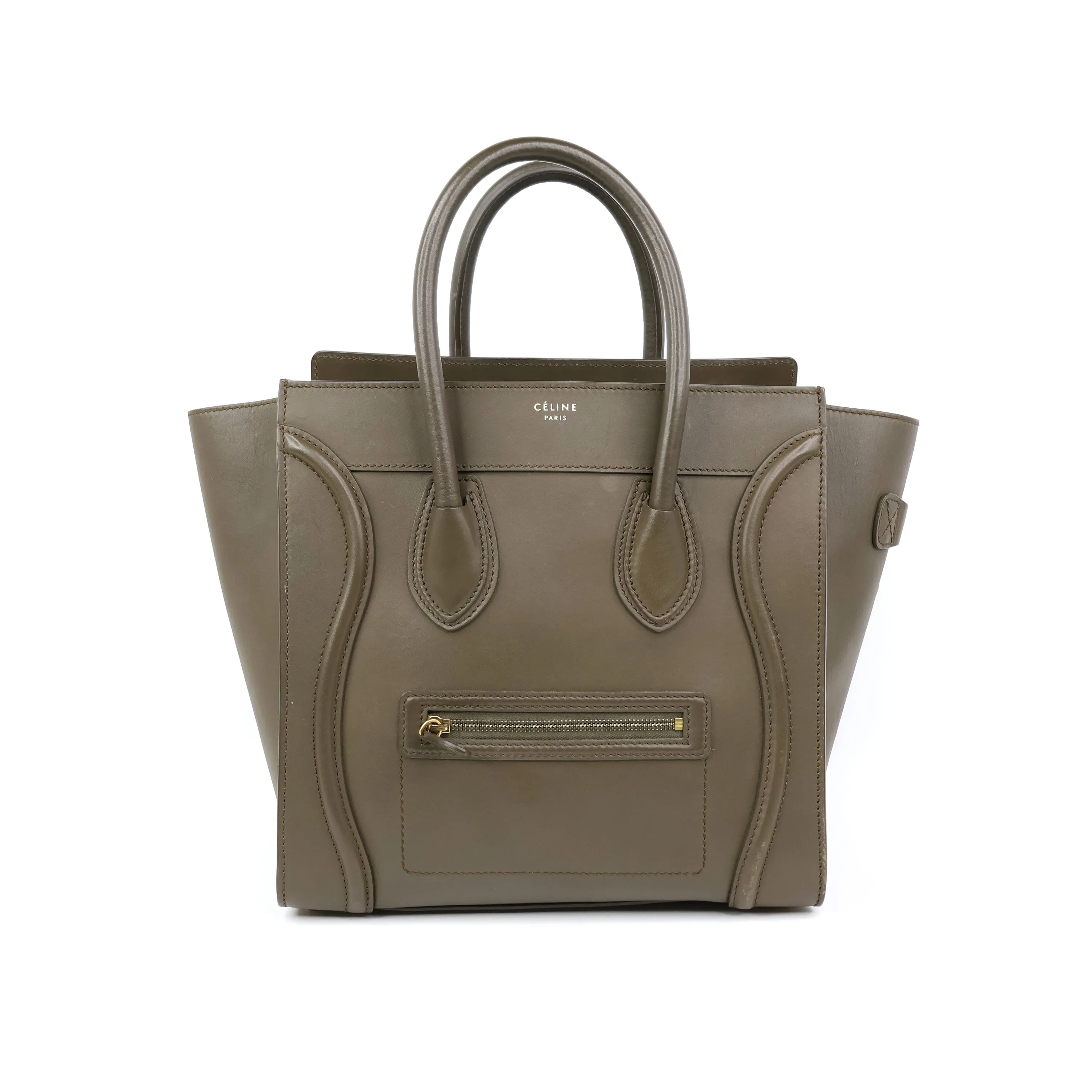 Celine Luggage Mini Green