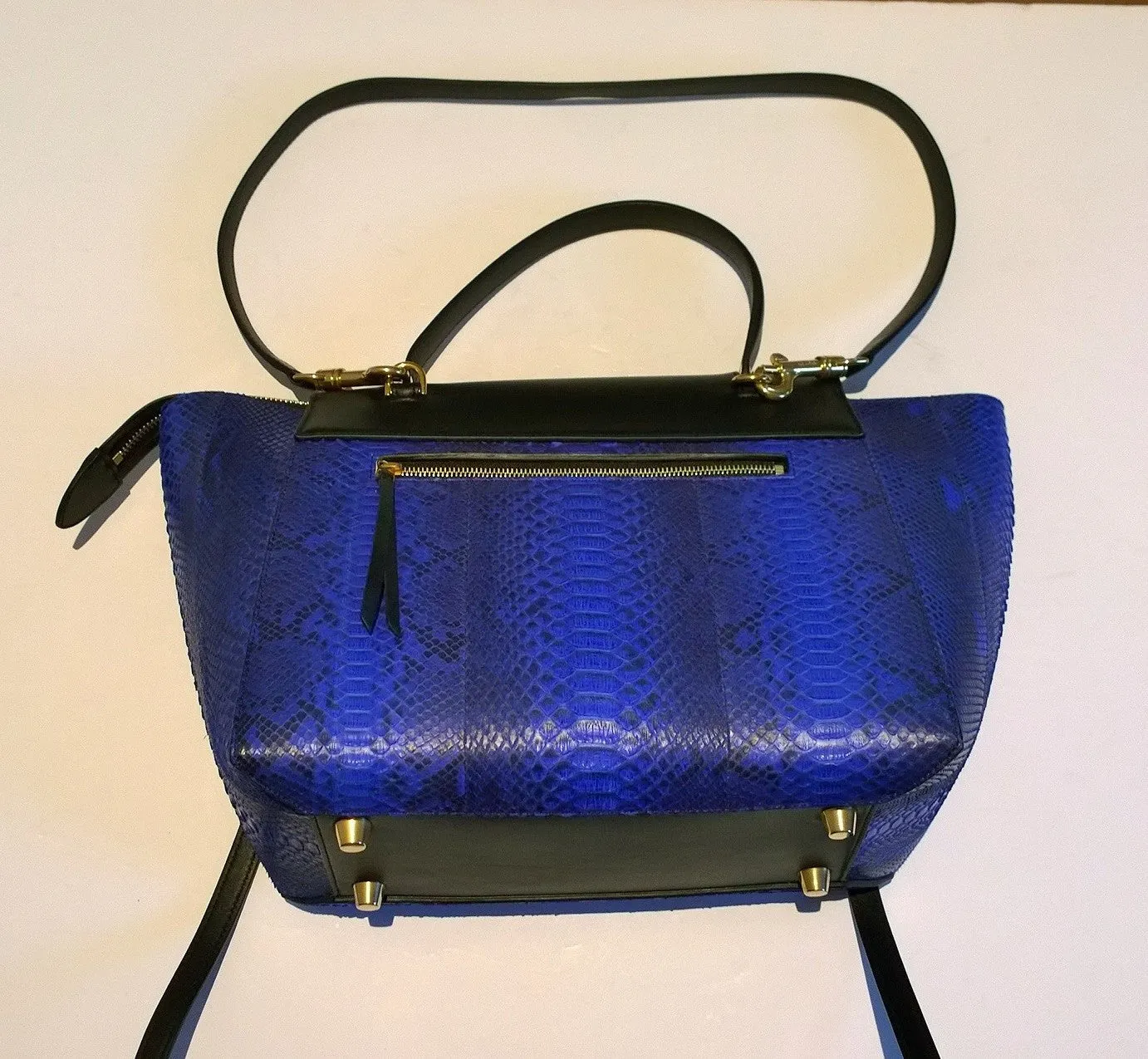 Celine Watersnake And Calfskin Mini Belt Bag Discount Handbag New