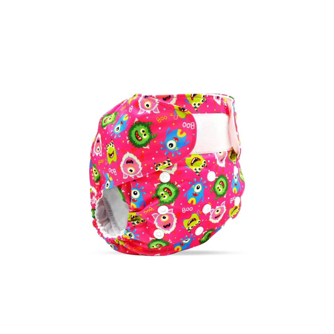 Cheekaaboo 2-IN-1 Reusable Diaper - Monster