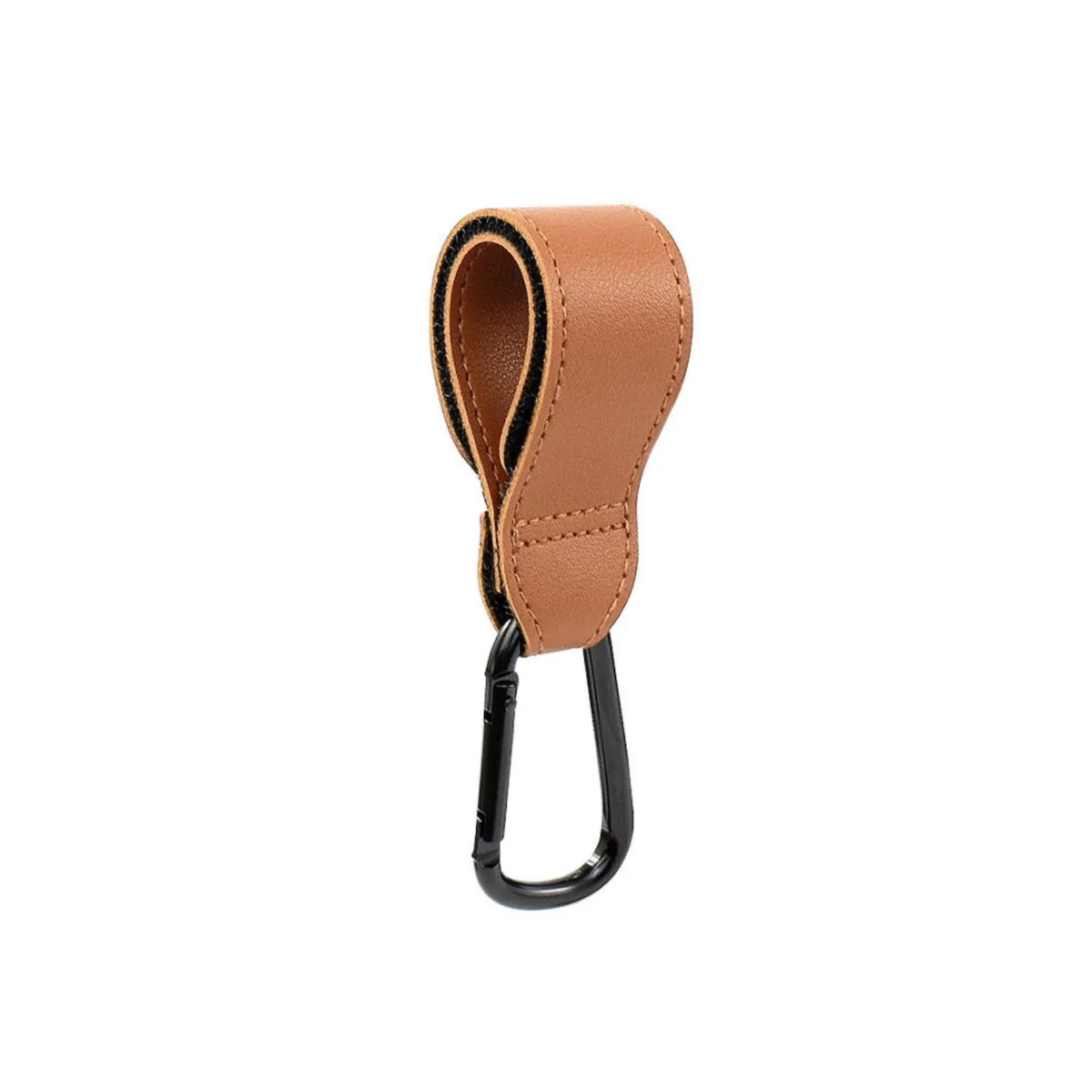 Chestnut Light Brown PU Leather Pram Stroller Strap