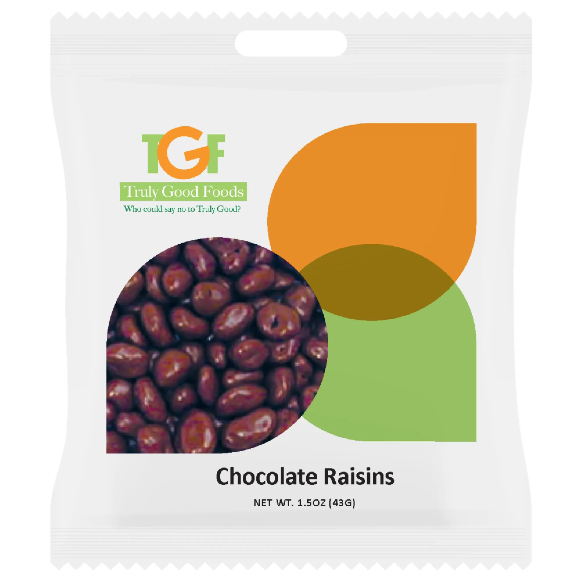 Chocolate Raisins – 120 pack, 1.5oz mini snack bags