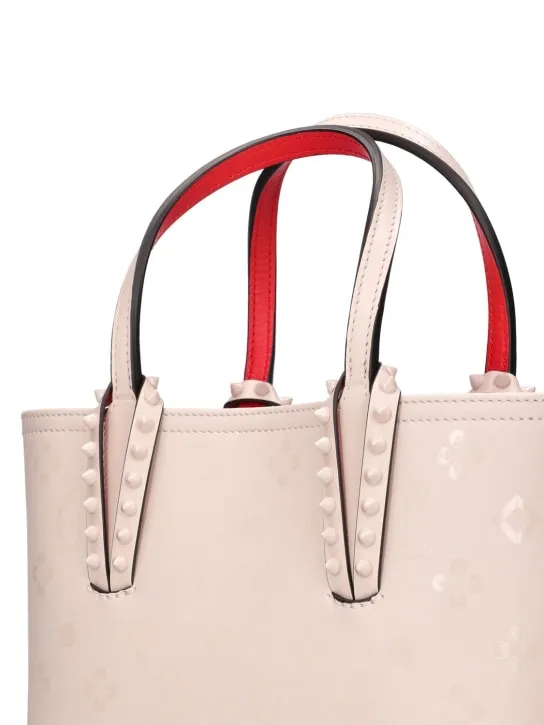 Christian Louboutin   Mini Cabata E/W leather top handle bag 