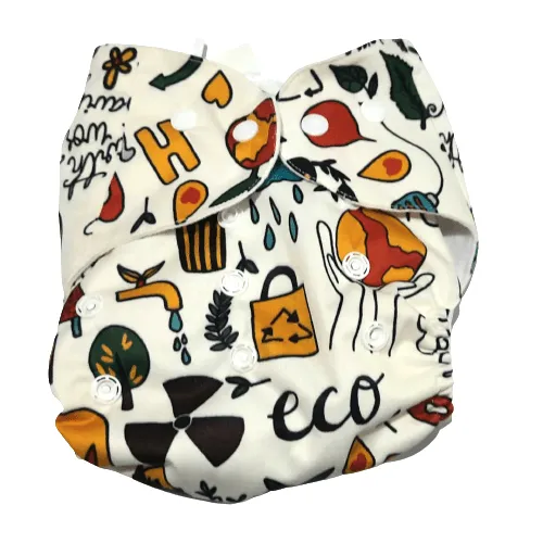 Combo of 5 Reusable Diapers - Option B