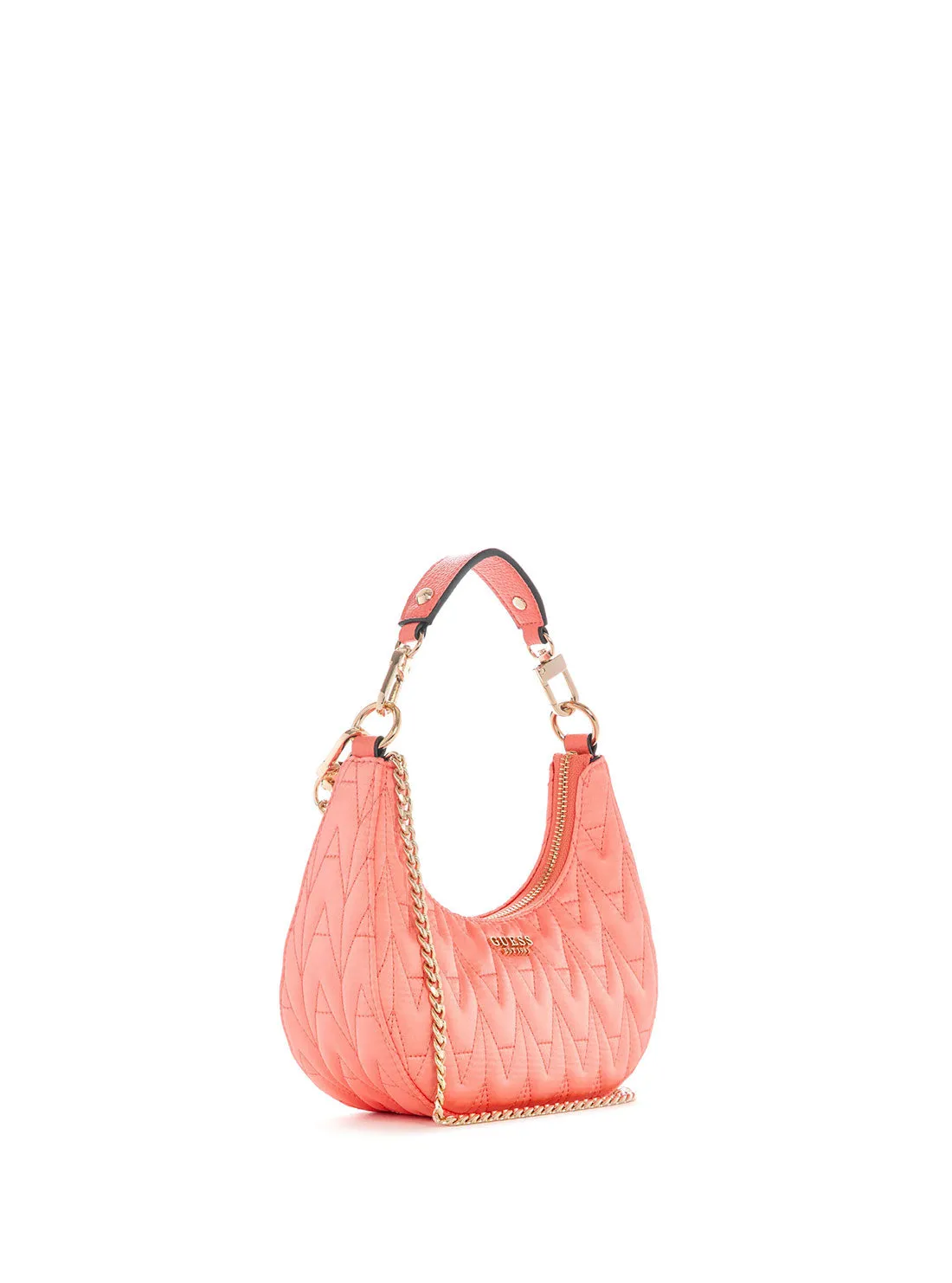 Coral Golden Rock Mini Hobo Bag