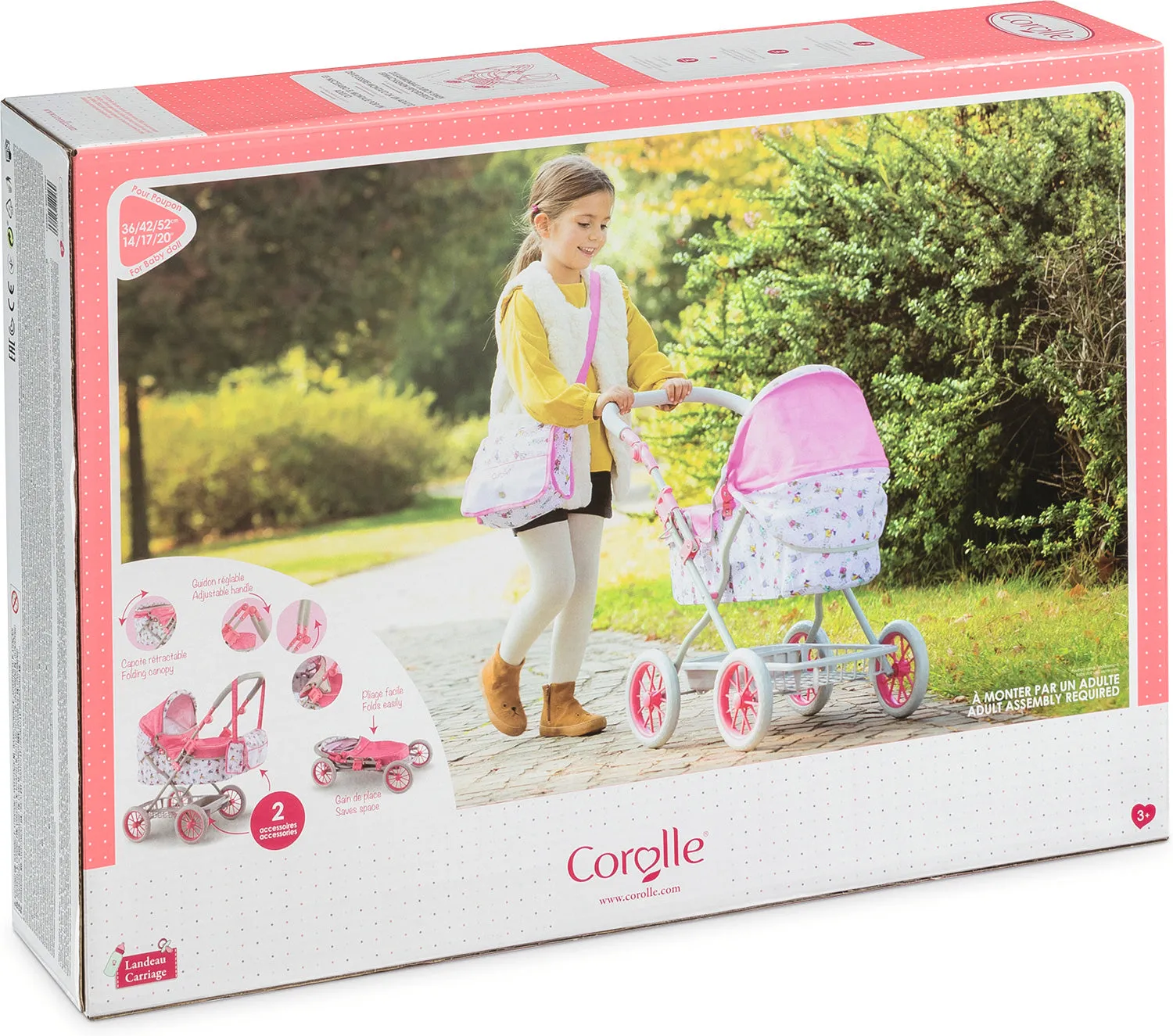 Corolle Doll Carriage & Diaper Bag - TGTG EXCLUSIVE