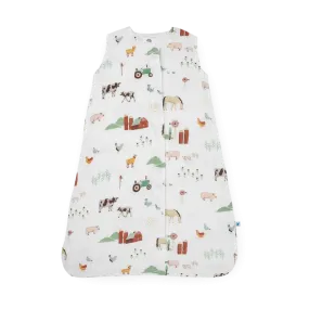 Cotton Sleeping Bag, Farmyard