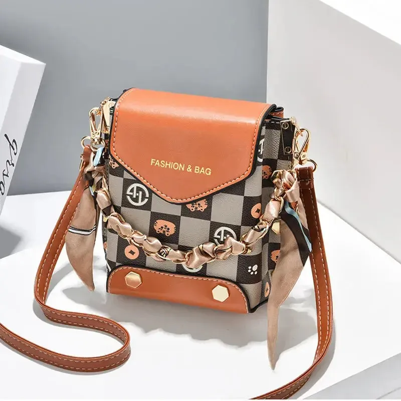 crossbody mini bag Mobile Phone Bag Women's New Summer Fashion Mini Bag Fashion Single Shoulder Crossbody Good-looking Suitable Daily Collocation