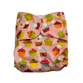 Cupcakes and Muffins Re-Usable Cloth Diaper