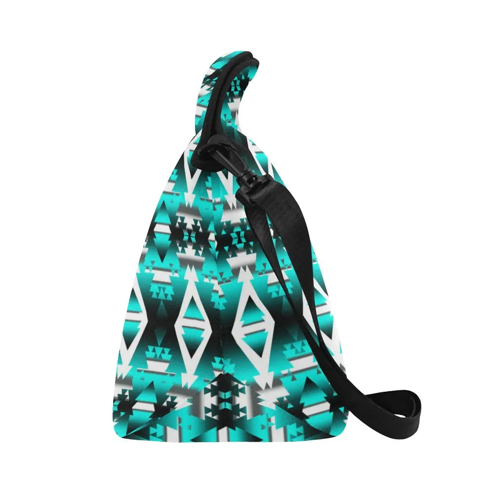 Deep Lake Winter Camp Large Insulated Neoprene Lunch Bag