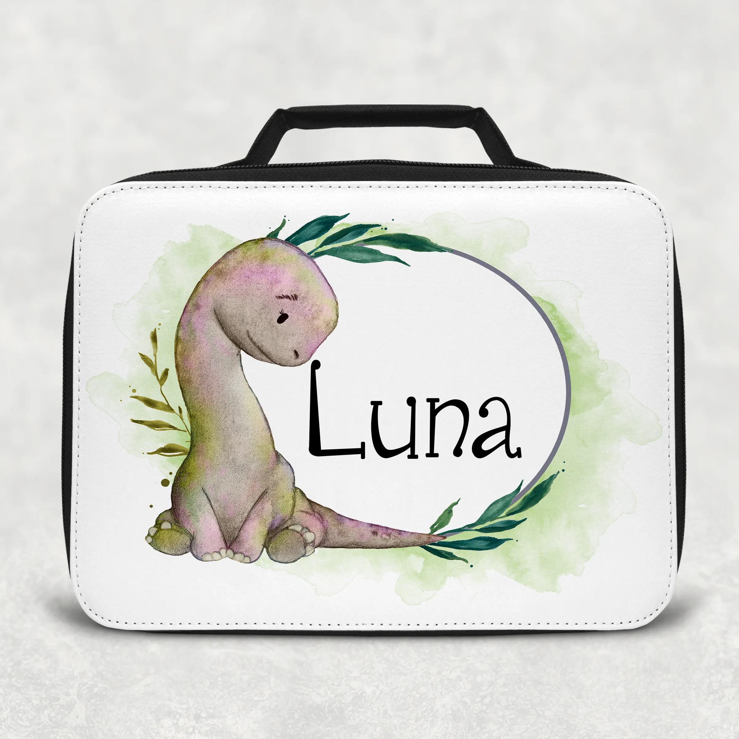 Dinosaur Personalised Insulated Lunch Bag