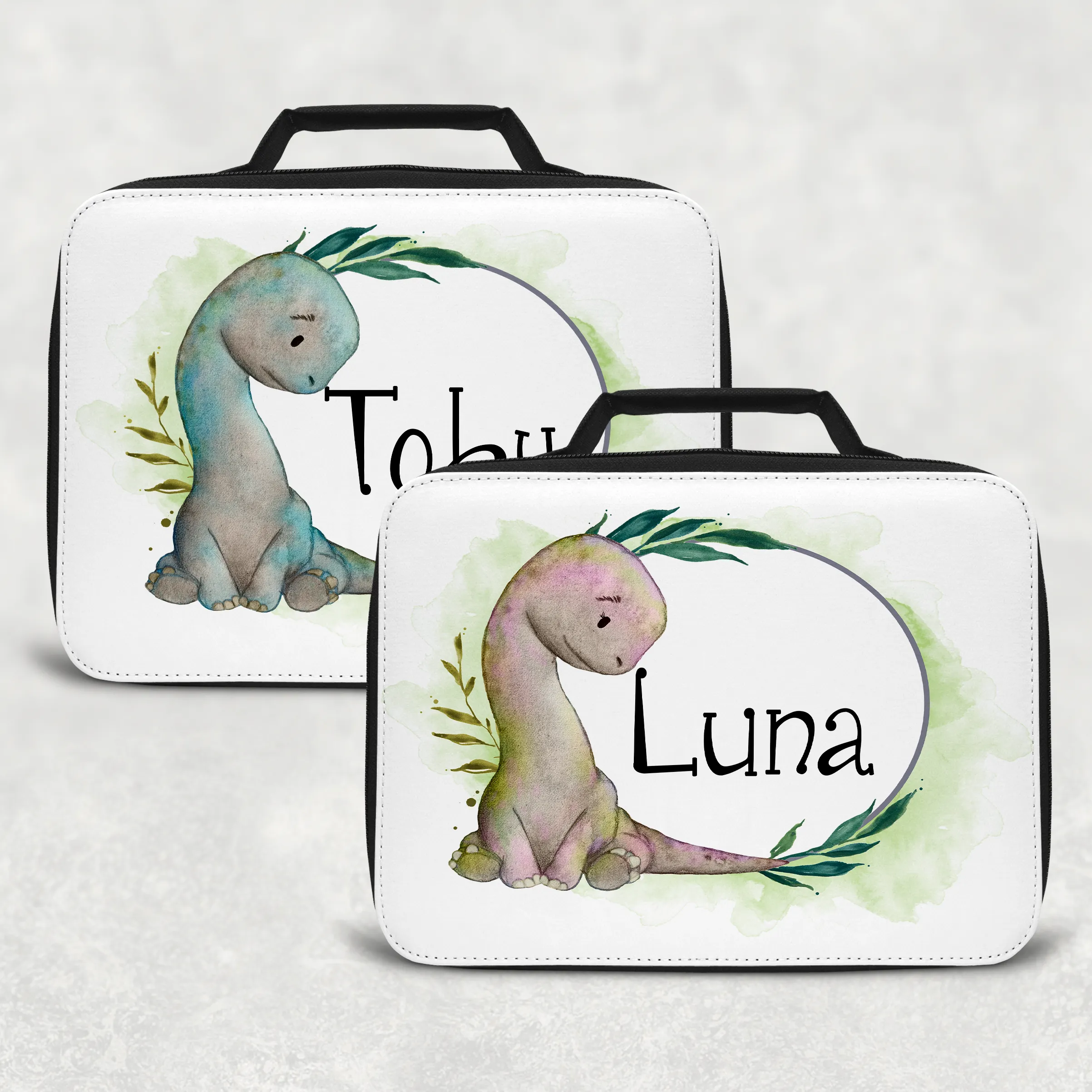 Dinosaur Personalised Insulated Lunch Bag