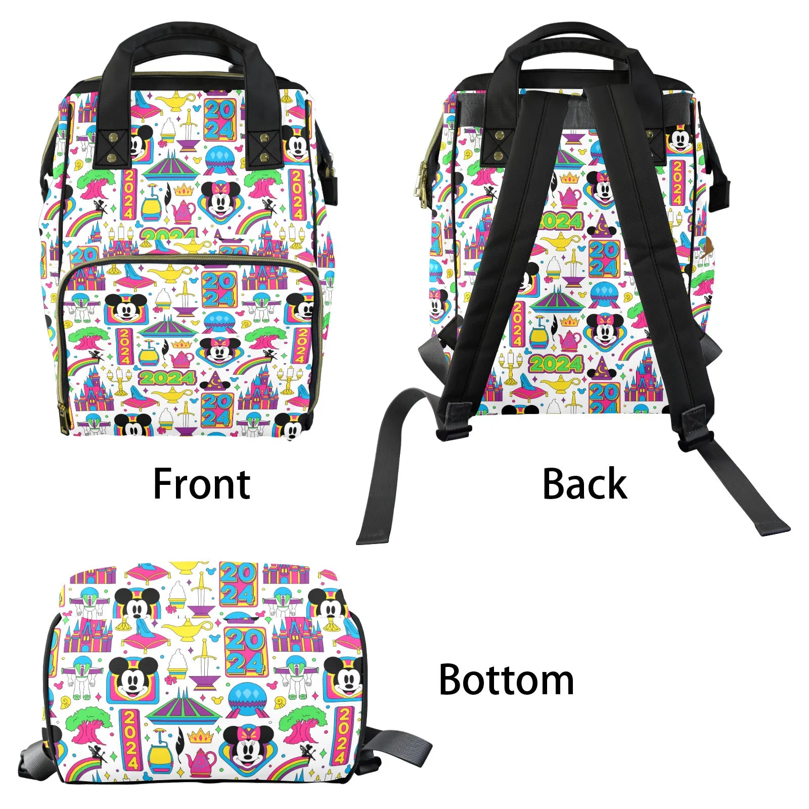 Disney 2024 Multi-Function Diaper Bag