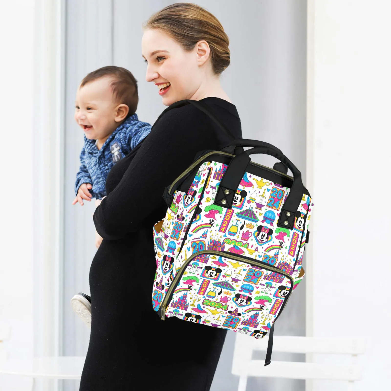 Disney 2024 Multi-Function Diaper Bag