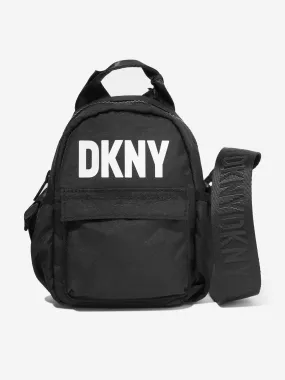 DKNY Girls Logo Backpack in Black