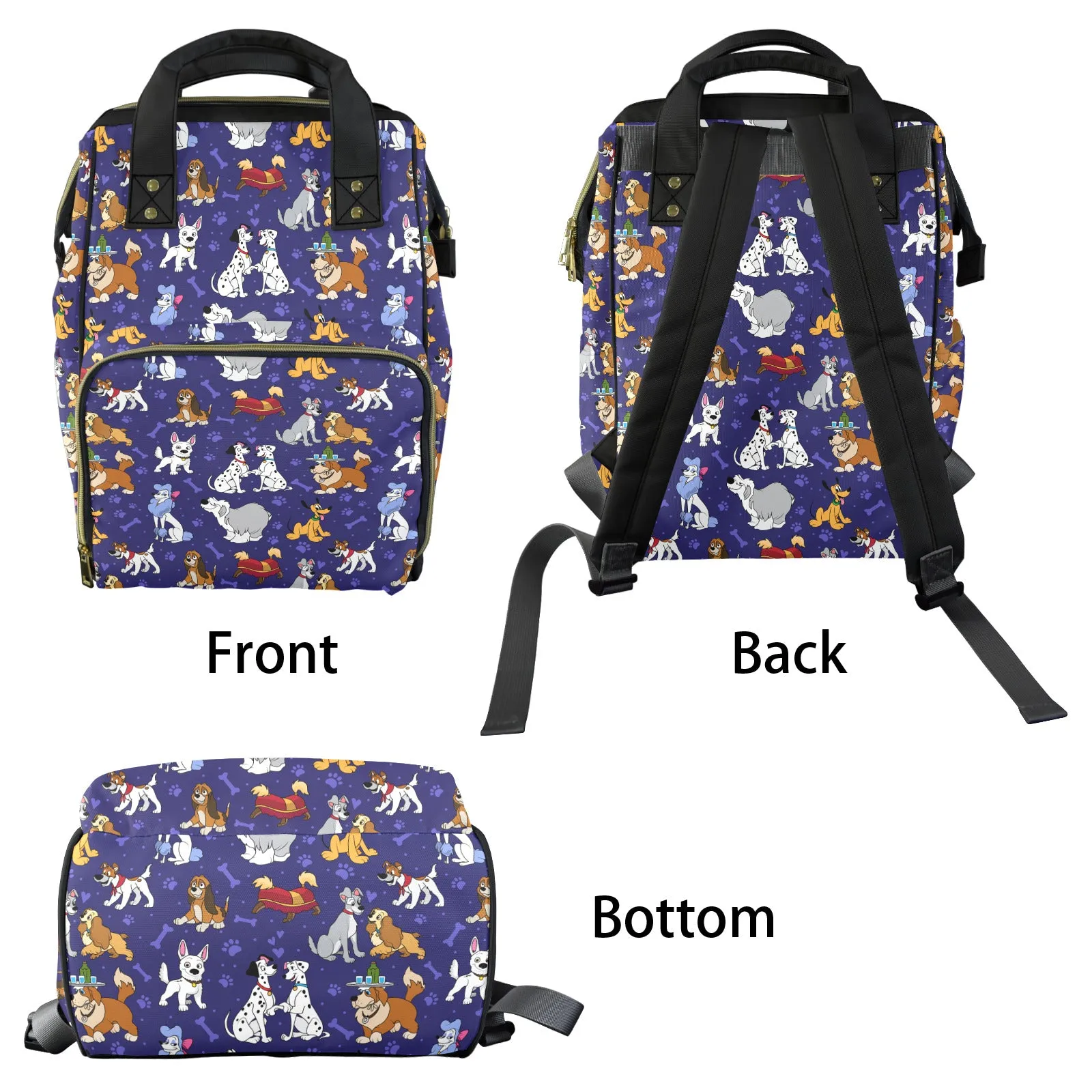 Dog Favorites Multi-Function Diaper Bag