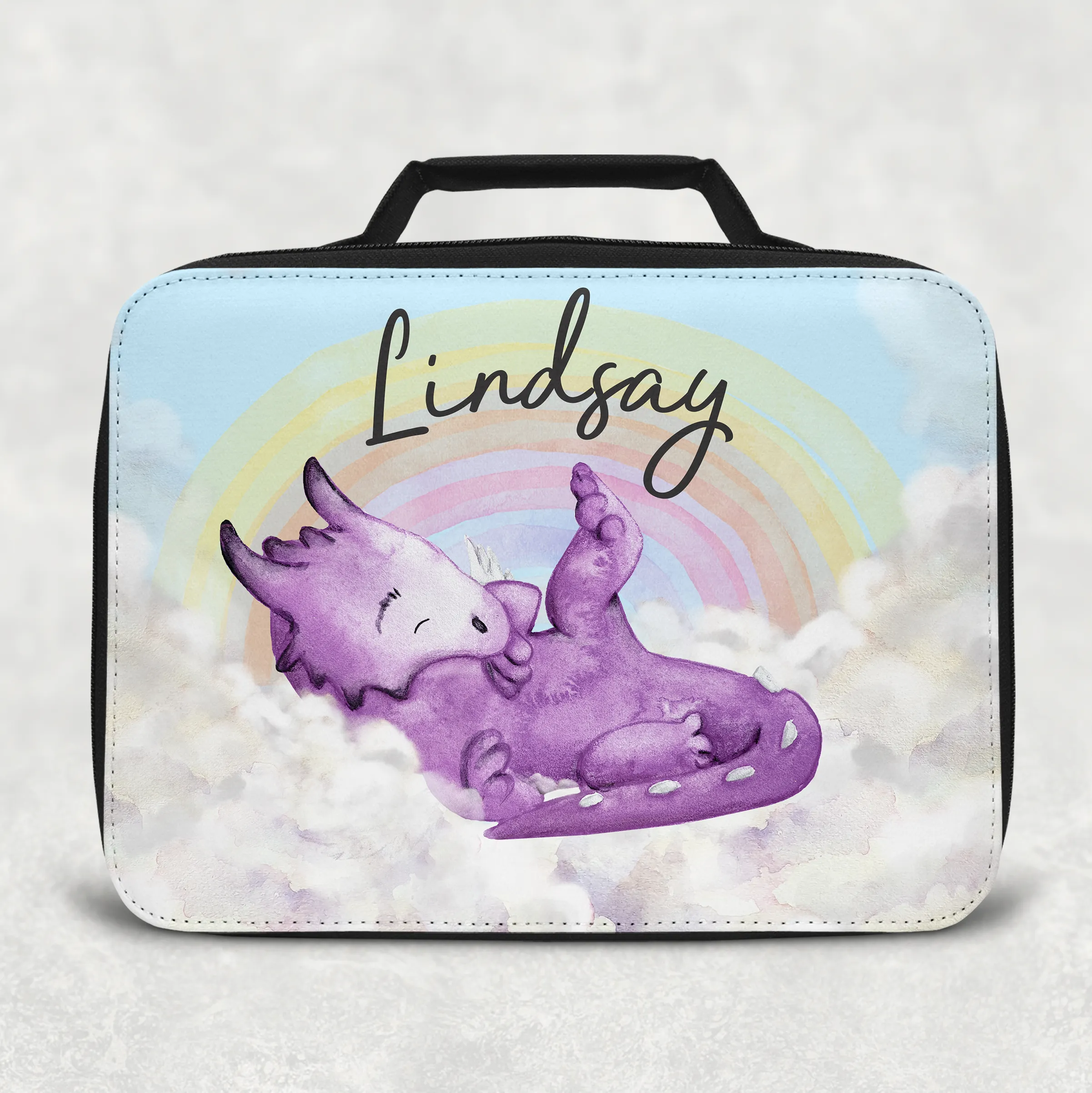 Dragon Rainbow Insulated Lunch Bag