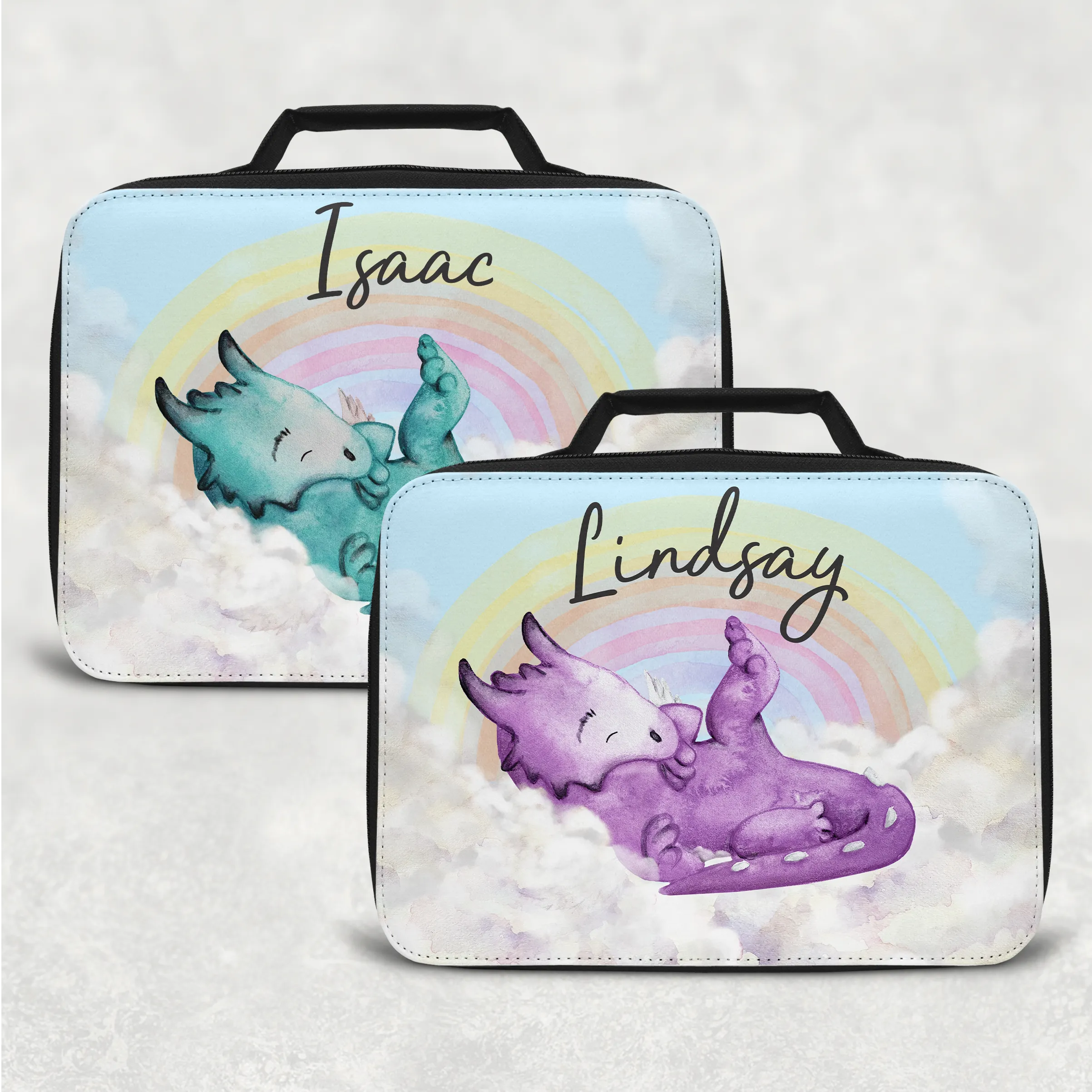 Dragon Rainbow Insulated Lunch Bag