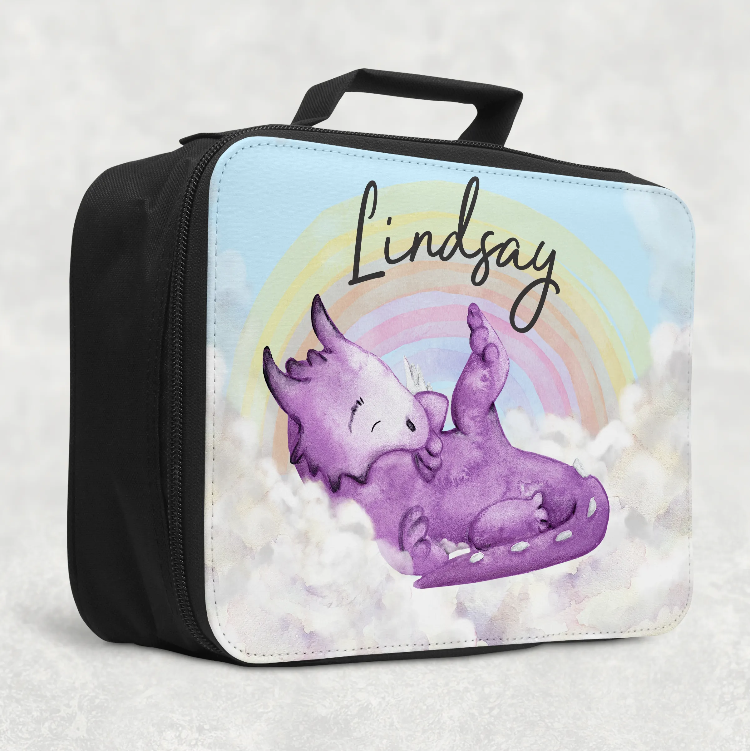 Dragon Rainbow Insulated Lunch Bag