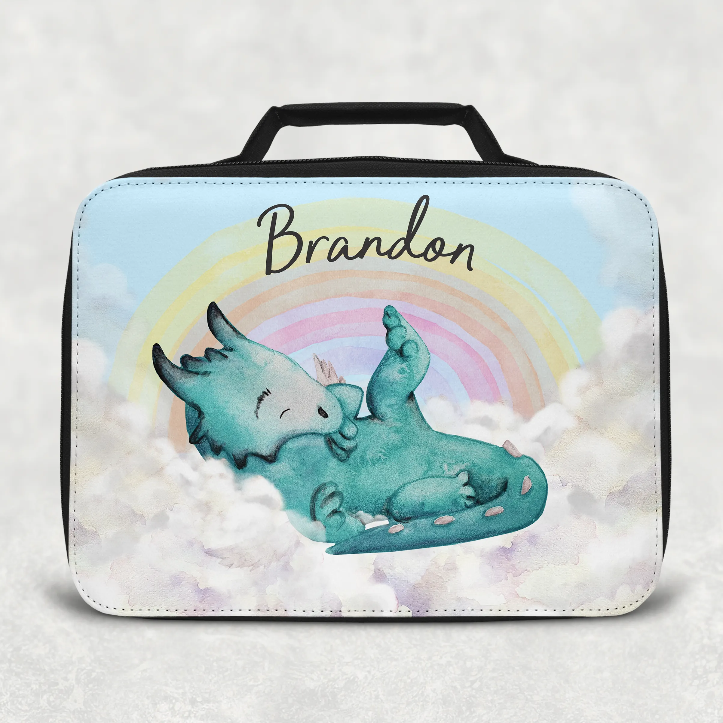 Dragon Rainbow Insulated Lunch Bag