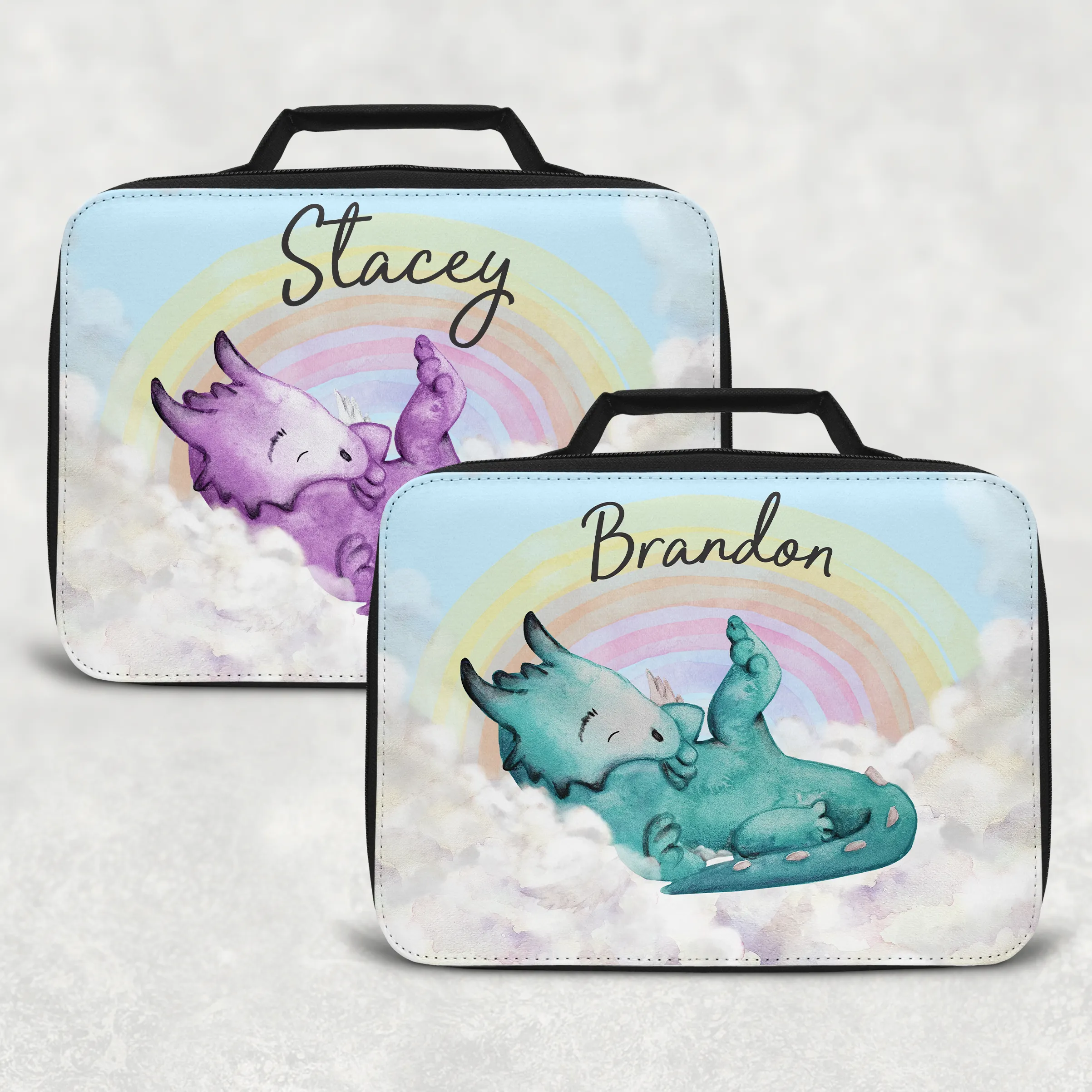 Dragon Rainbow Insulated Lunch Bag