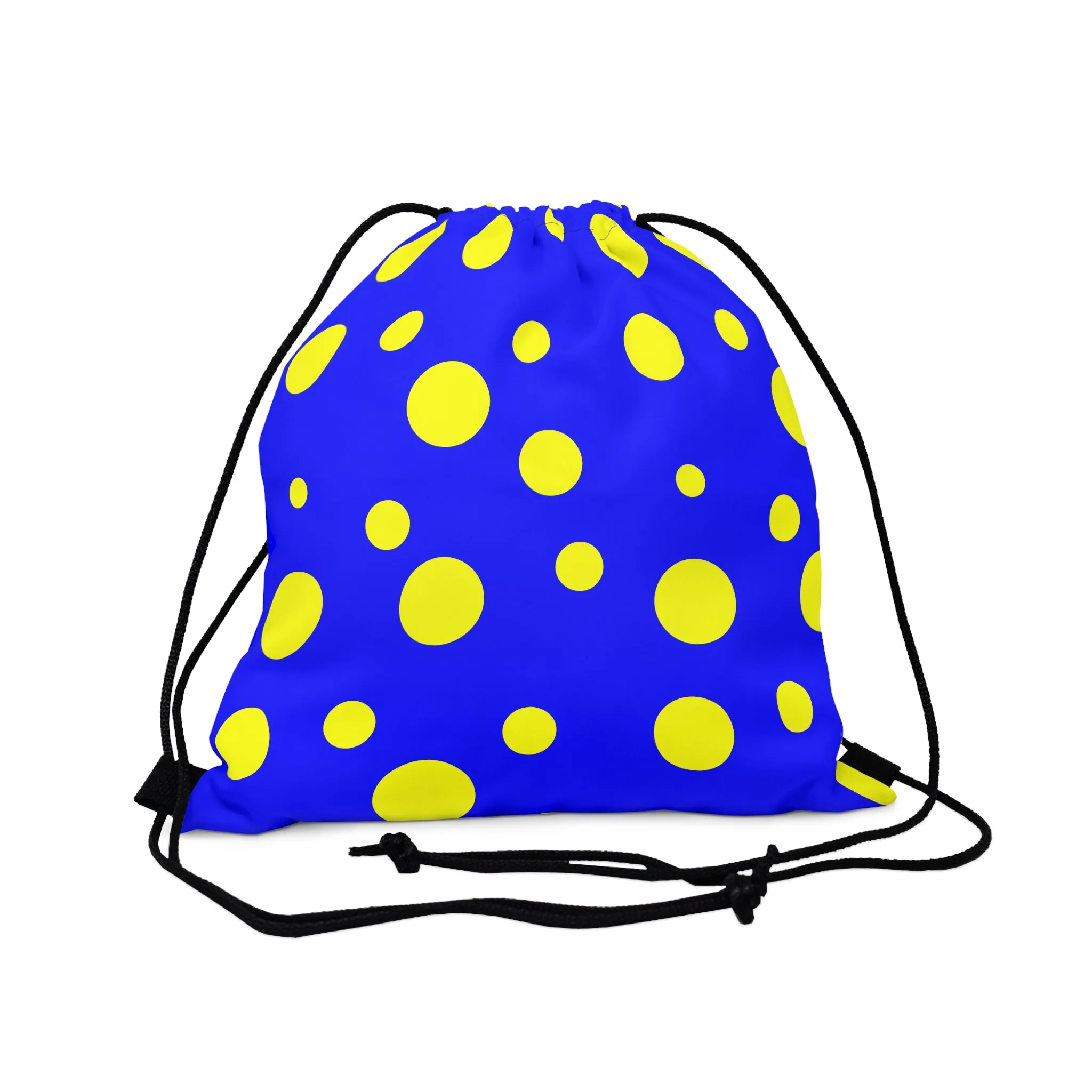 Drawstring Bag - Yellow-Spotted Blue