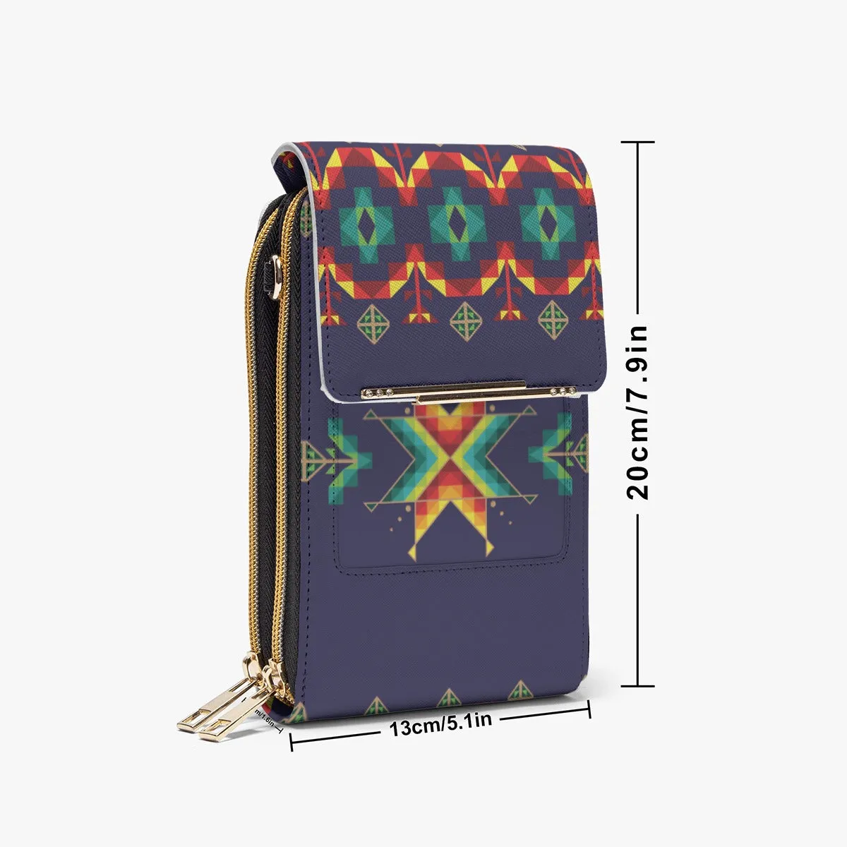 Dreams of Ancestors Indigo Shade Mobile Phone Chest Bag