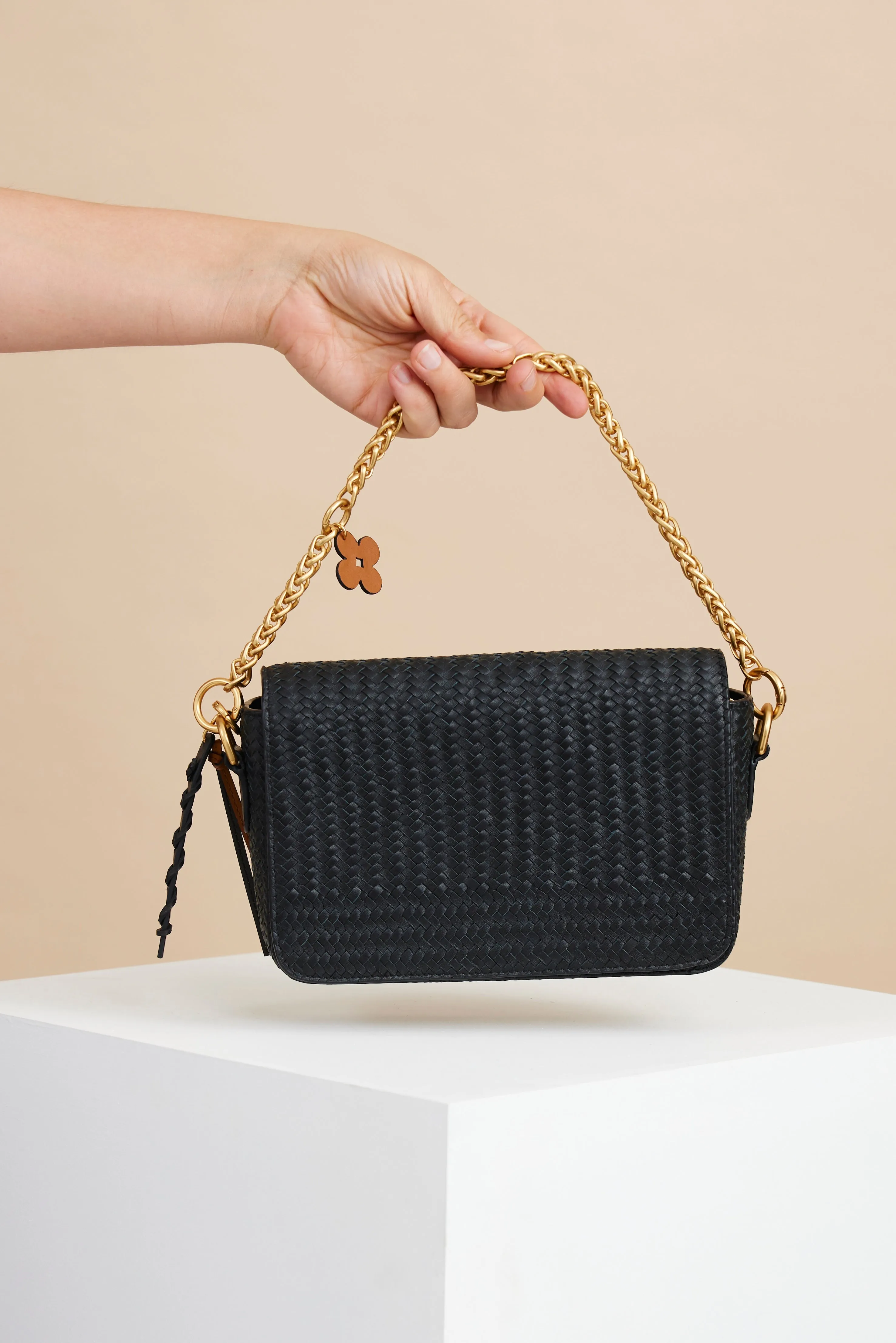 Elsa Woven Crossbody Bag