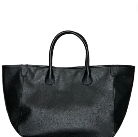 Everyday Vegan Tote  w Removable Charms- Black