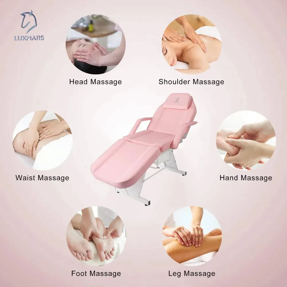 Facial Chair & Tattoo Chair Massage Bed with Hydraulic Stool