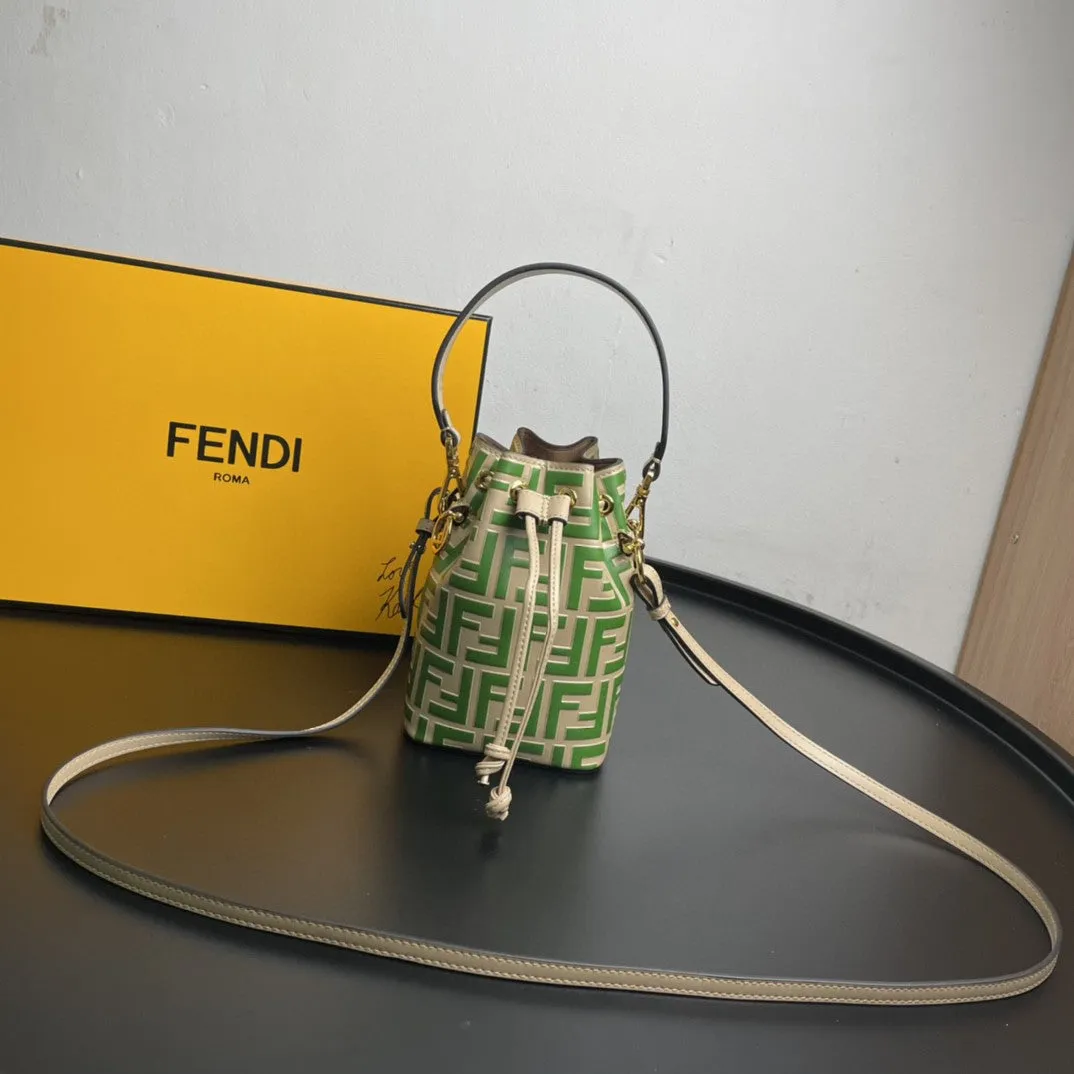 FI Mon Tresor Green Mini Bag For Woman 18cm/7in