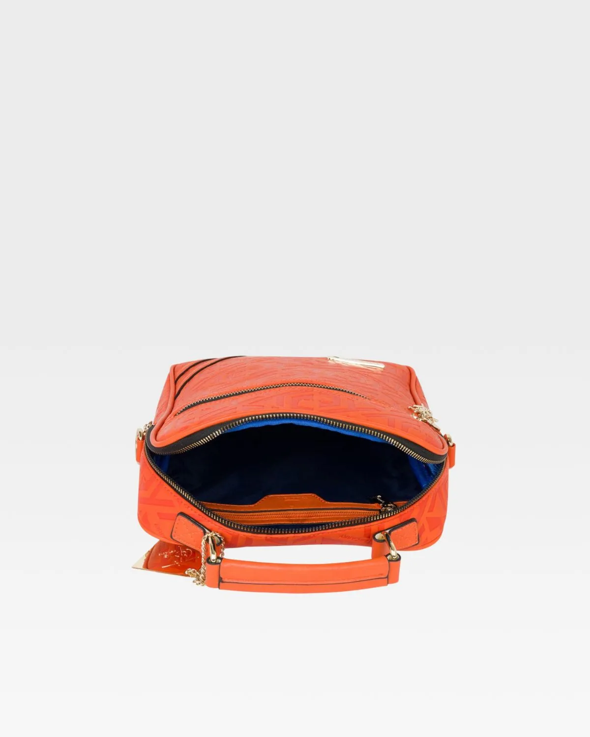 G3 Embossed Mini Messenger in Orange