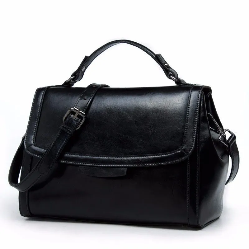 Genuine Leather Crossbody Shoulder Bag