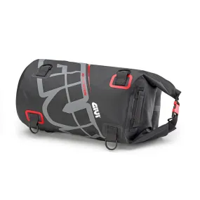 Givi EA114 30 lt Waterproof Seat/Tail Bag - GREY/RED