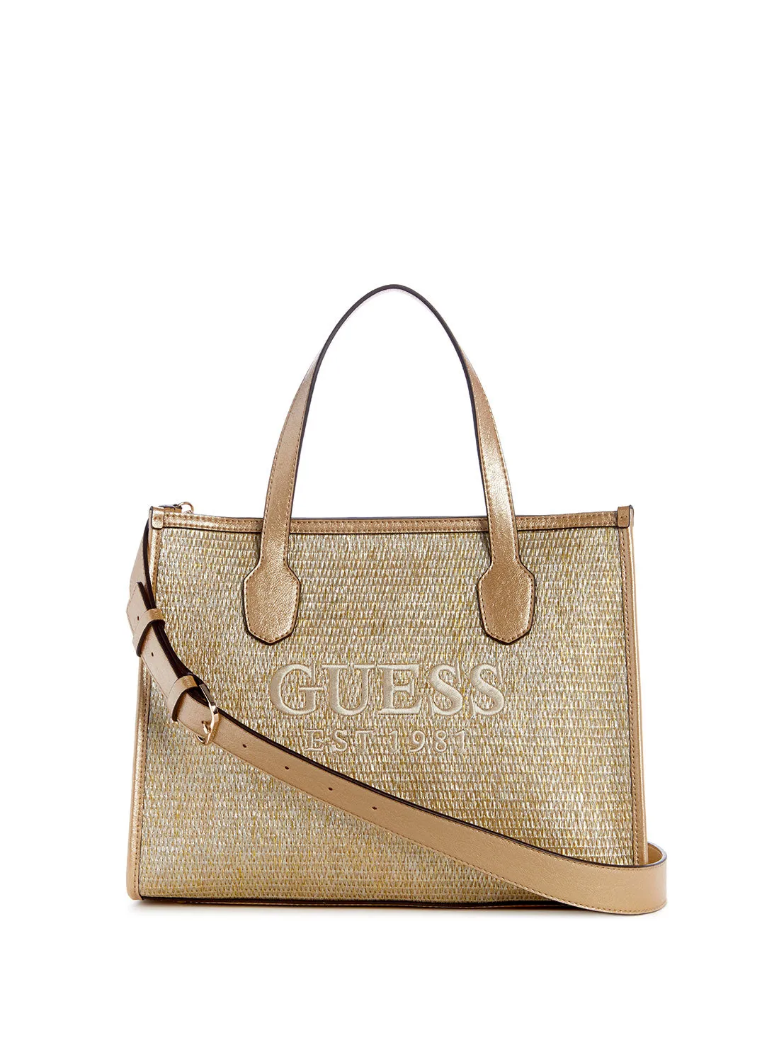 Gold Silvana Tote Bag