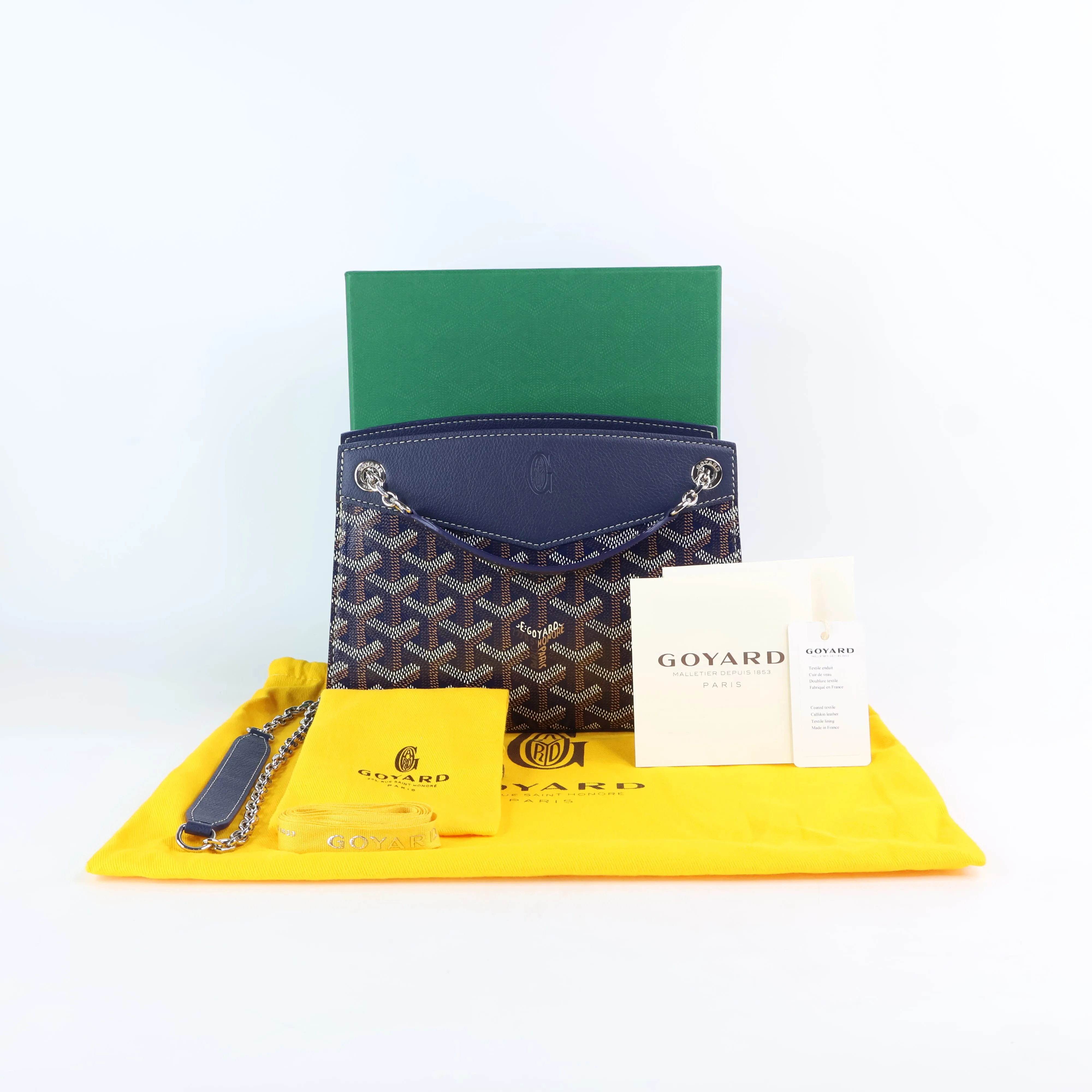 Goyard Mini Rouette Structure Navy