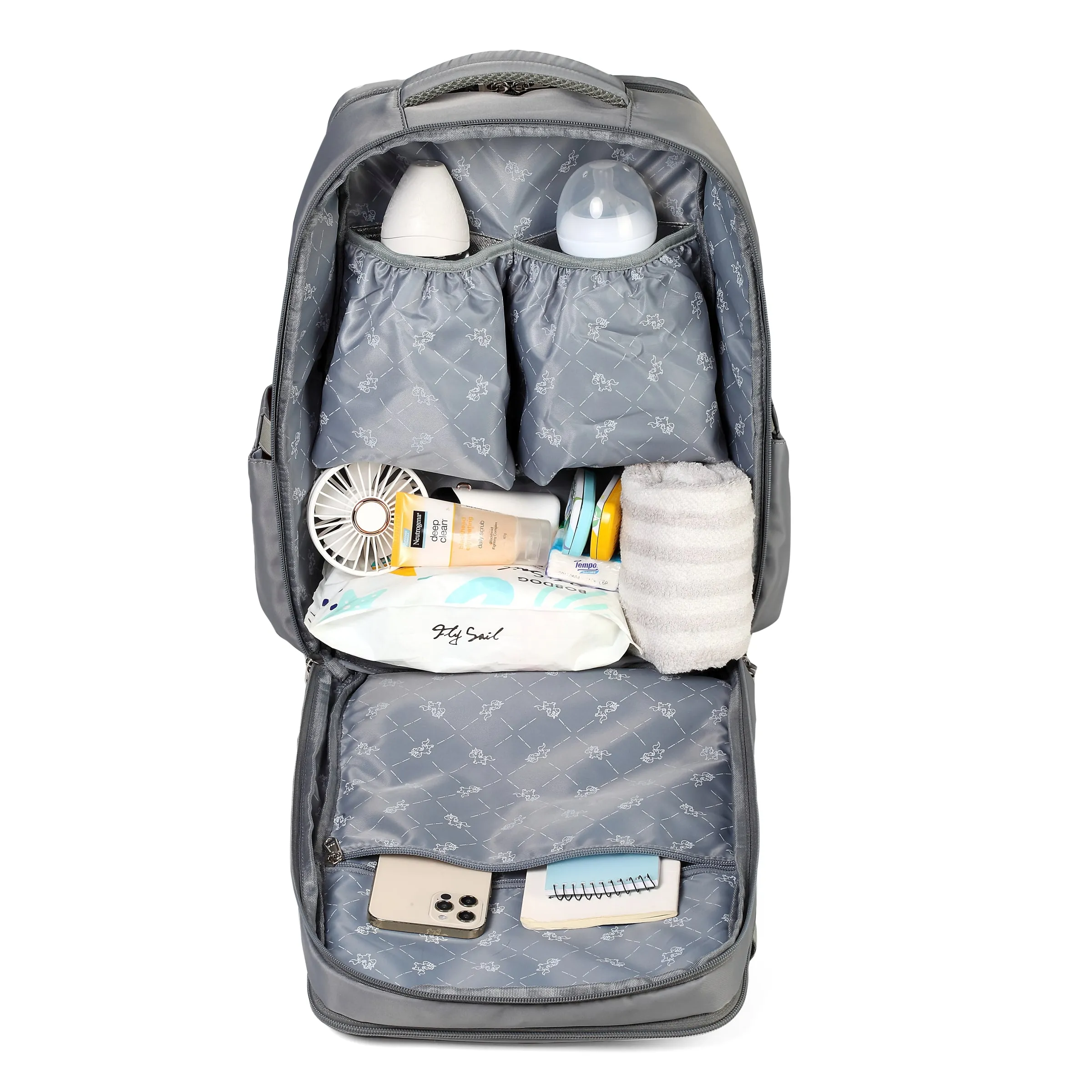 Grey Premium Diaper Bag