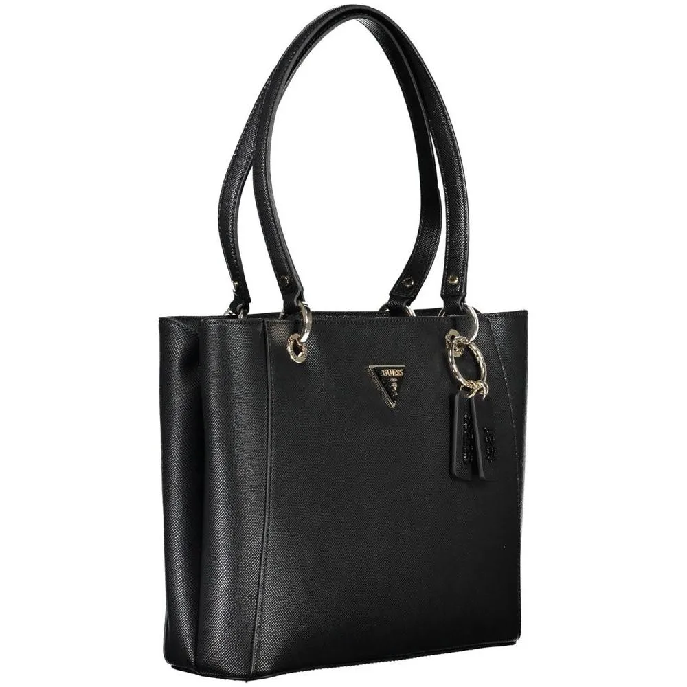 Guess Jeans Black Polyethylene Handbag