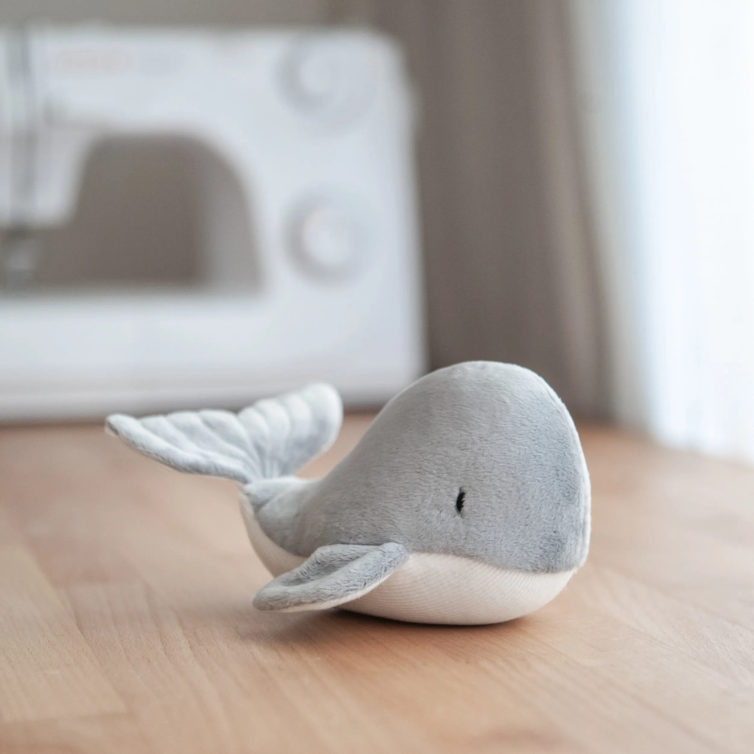 Handmade Plush Toy / Whale / baby room decor