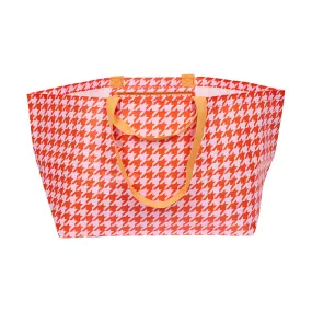 Houndstooth Oversize Tote