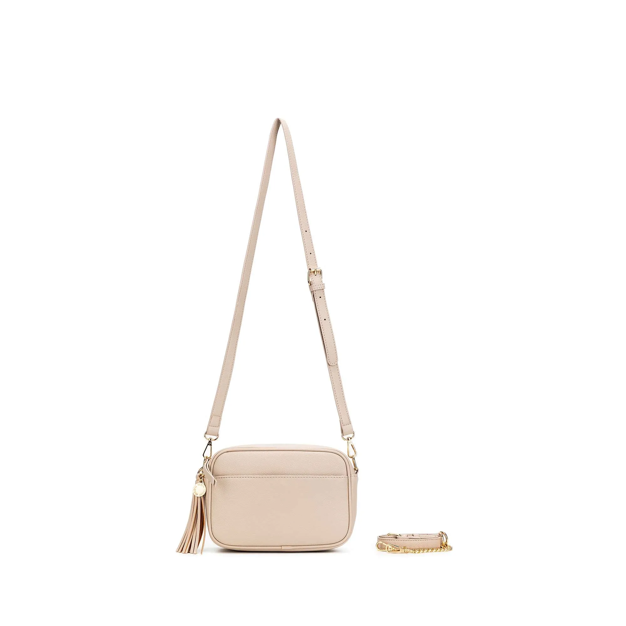 Indie Oatmeal Crossbody Bag