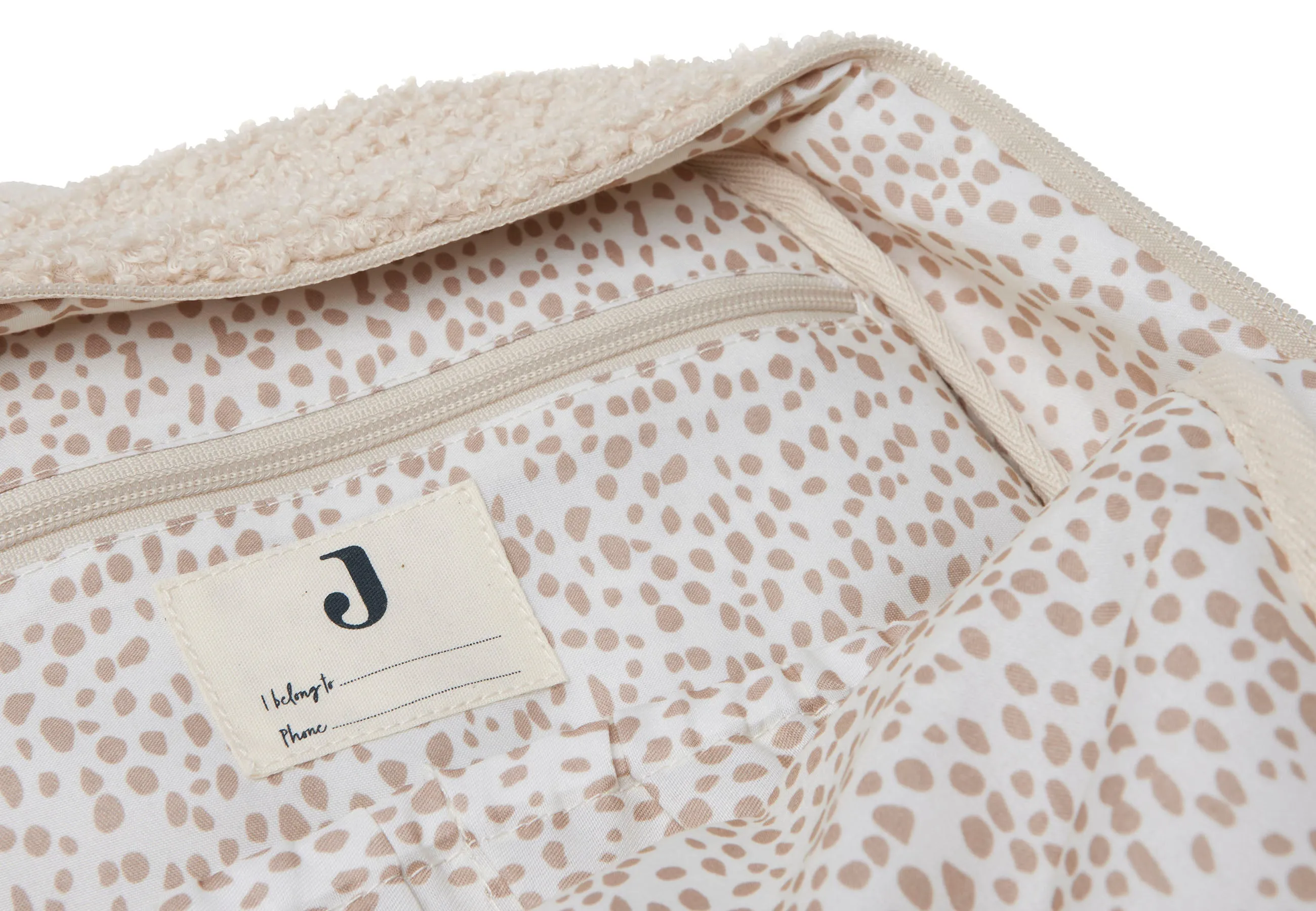 Jollein diaper bag Backpack | Boucle Natural