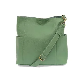 Kayleigh Side Pocket Bucket Bag - L8089-13 -  SEAFOAM