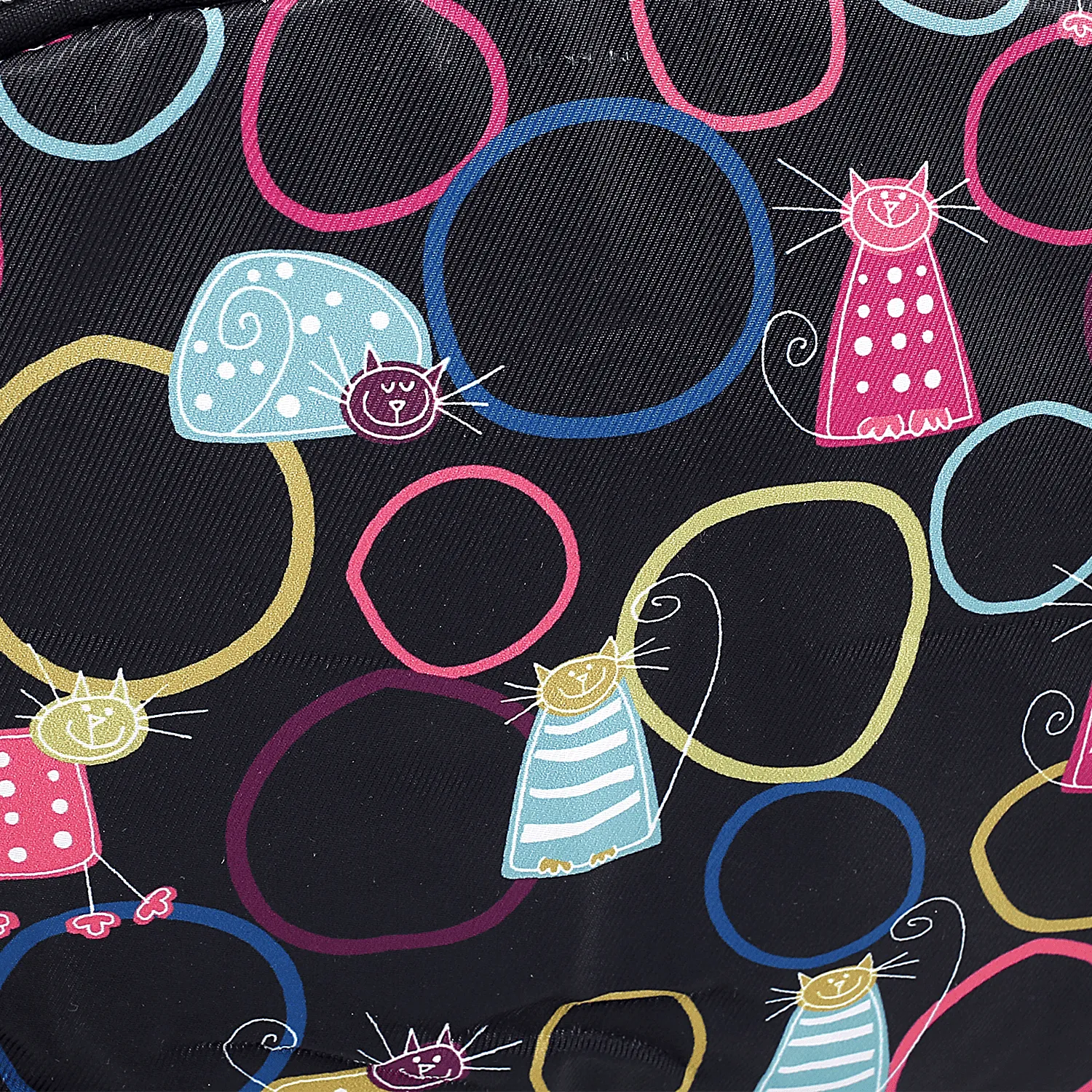 Kitty Black Diaper Bag