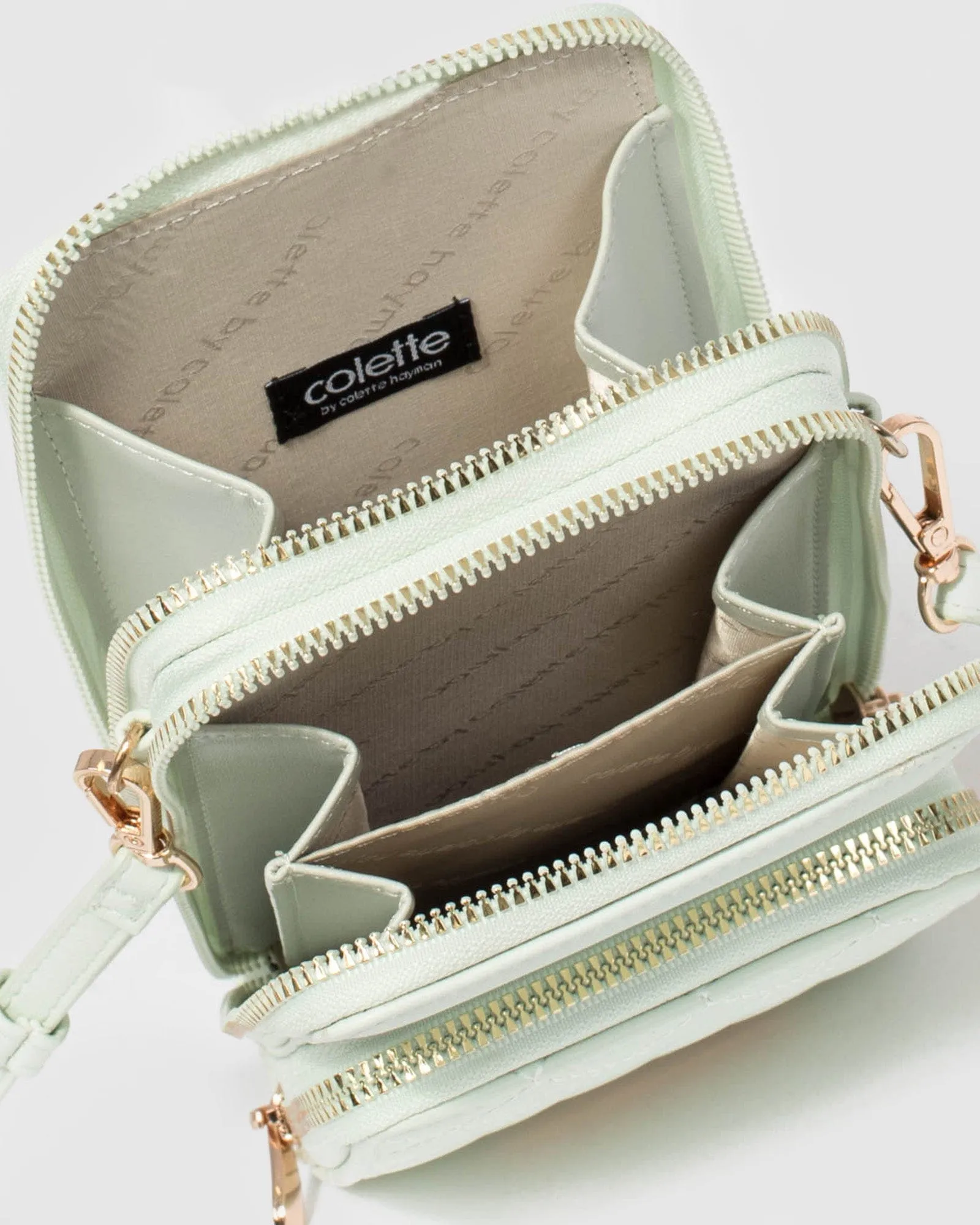 Koni Green Phone Crossbody Bag