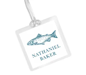 Laminated Bag Tag - Trout