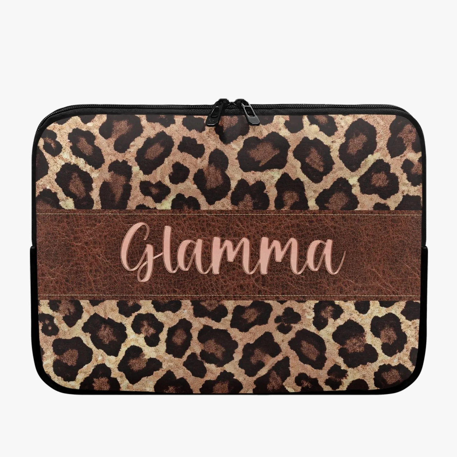 Laptop Sleeve - without handles - Leopard Print - Glamma