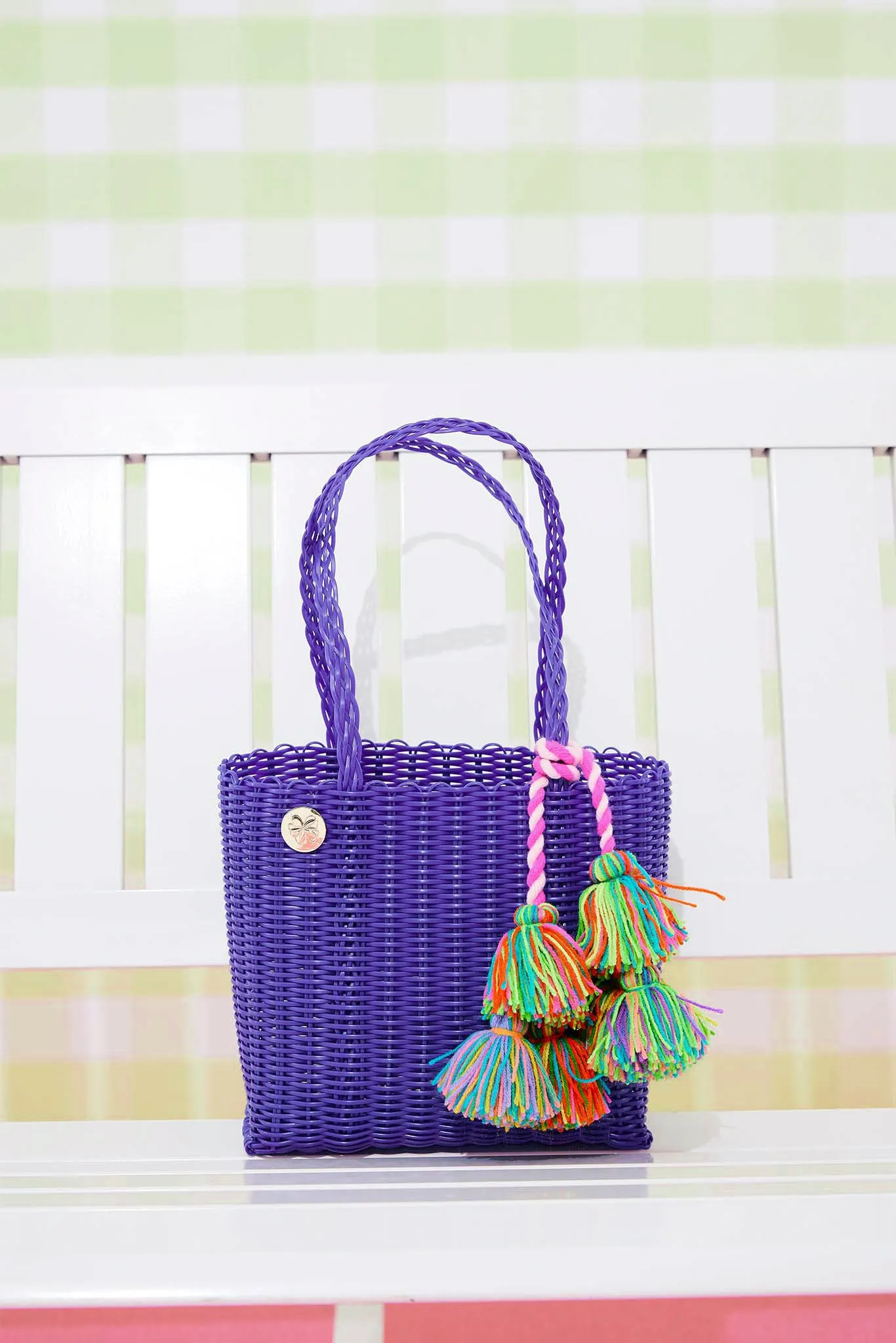 Las Guanacas Mini Bag in Purple