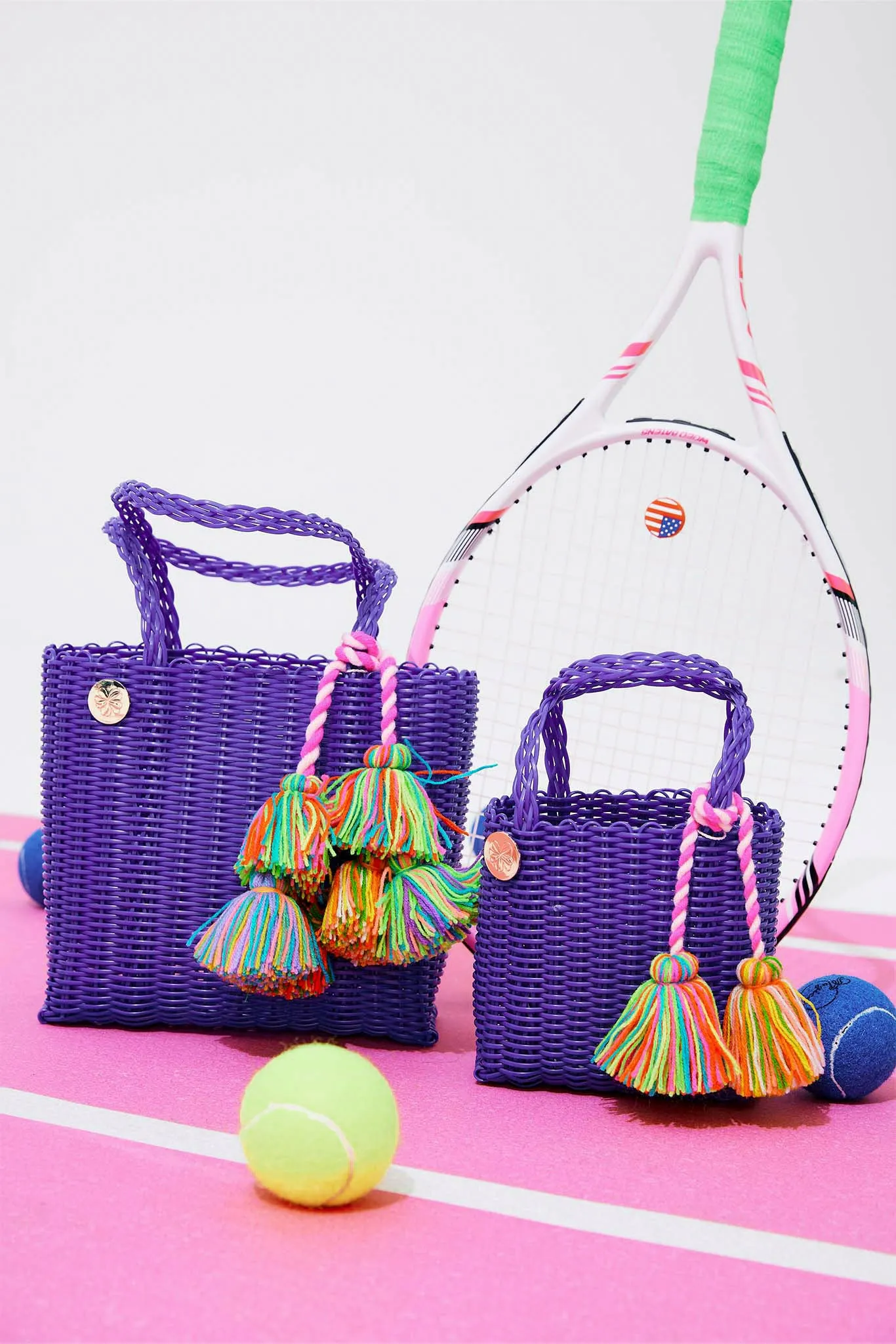 Las Guanacas Mini Bag in Purple