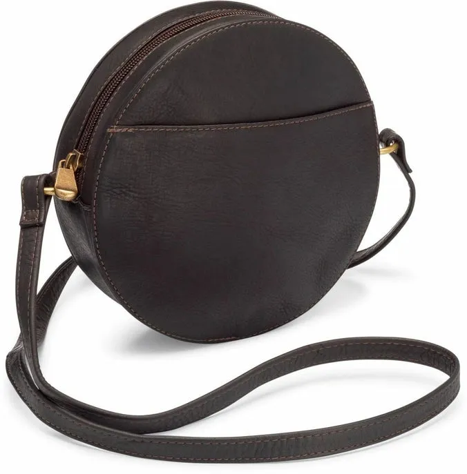 Le Donne Canteen Leather Bag - Casual Round Leather Bag